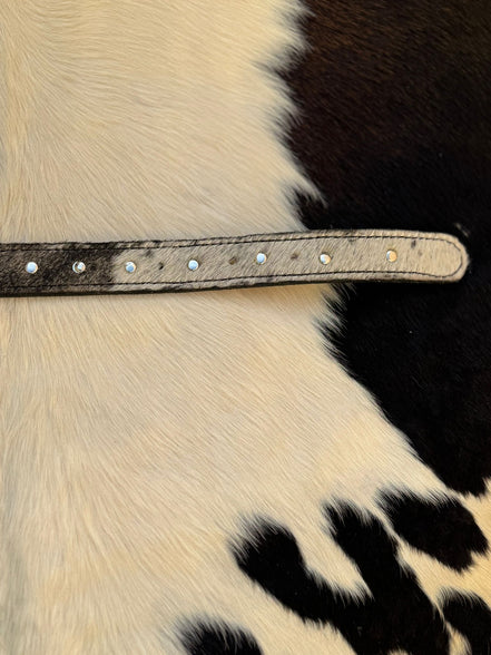 Handcrafted Cowhide Belt with Longhorn Skull Buckle – Limited Collector’s Piece